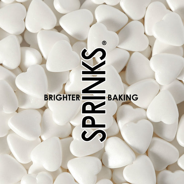 WHITE HEARTS BY SPRINKS