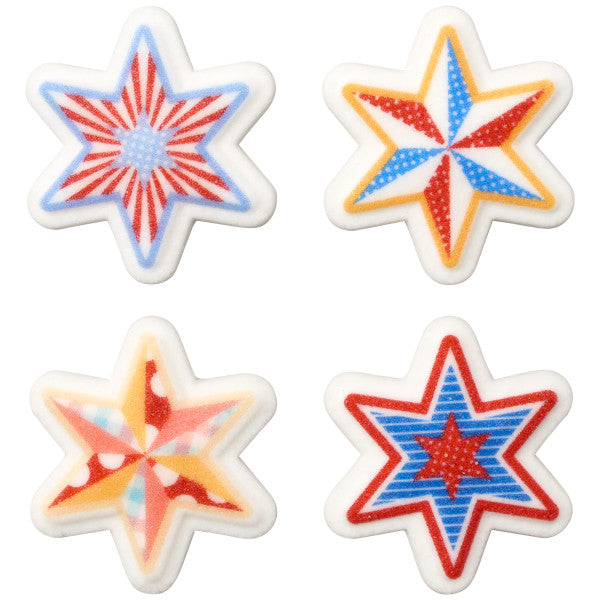 STAR EDIBLE DECORATIONS