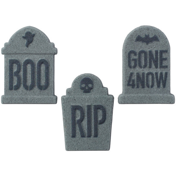 TOMBSTONE EDIBLE DECORATIONS