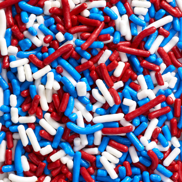 RED WHITE AND BLUE JIMMIES SPRINKLES